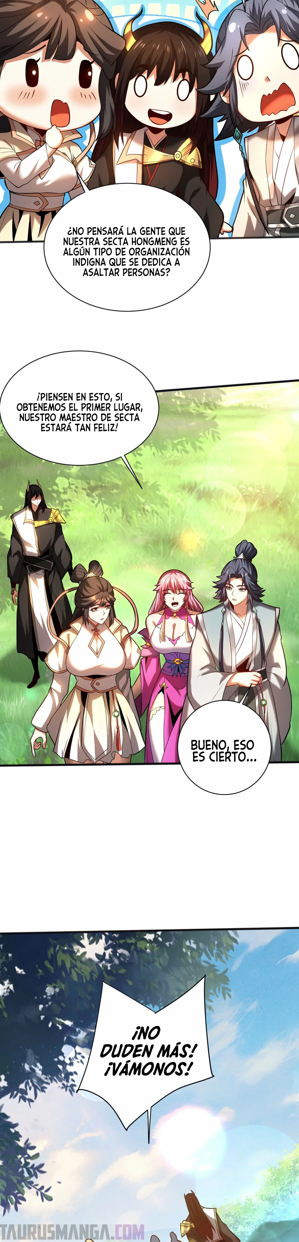 Mientras mis discípulas se matan, yo me relajo! > Capitulo 61 > Page 121